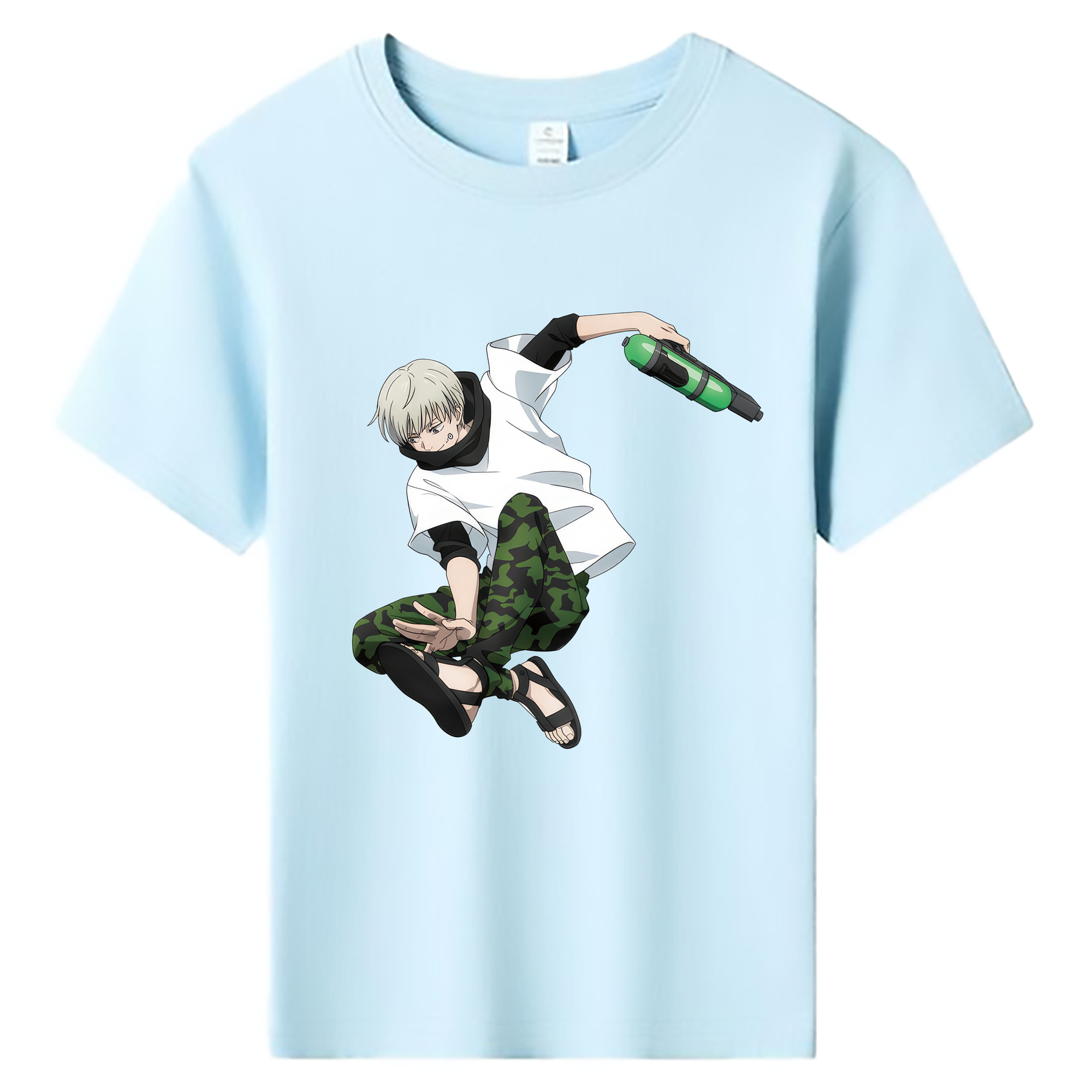 （画像用） 呪術廻戦 Jujutsu Kaisen 綿100％キッズTシャツ（フロントプリント）